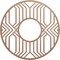 Ekena Millwork Empire Wood Fretwork Pierced Ceiling Medallion, Wood (Paint Grade), 18"OD x 6 5/8"ID x 3/8"T CMWP18X18X0375EPMF - alternate 1